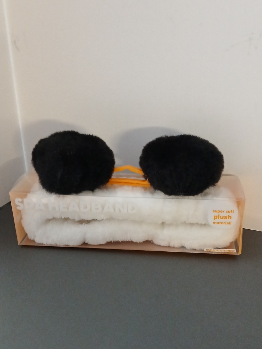 Panda Plush Spa Headband with Ears